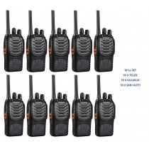 Baofeng BF-88E Lisanssız PMR El Telsizi (10'lu Set) – Kulaklık Hediyeli