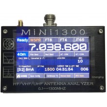 MINI1300 Antenna Analyzer  0.1-1300MHz  LCD Dokunmatik ekran