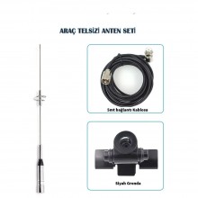 Dual band araç anten seti Gronda + Kablo 