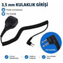 Motorola Uyumlu Yaka Mikrofonu 
