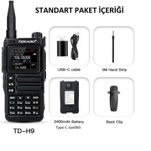 TIDRADIO TD-H9 GPS & APRS Telsiz | Bluetooth Destekli Amatör El Telsizi