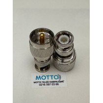 UHF Erkek(PL258) BNC Erkek çevirici konnektör